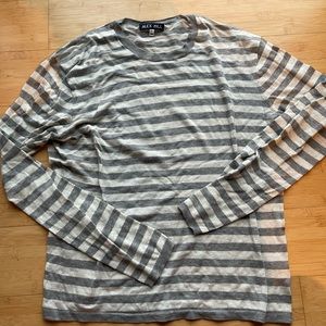 Alex Mill Thin Gauzy Premium Striped Cotton Sweater - M